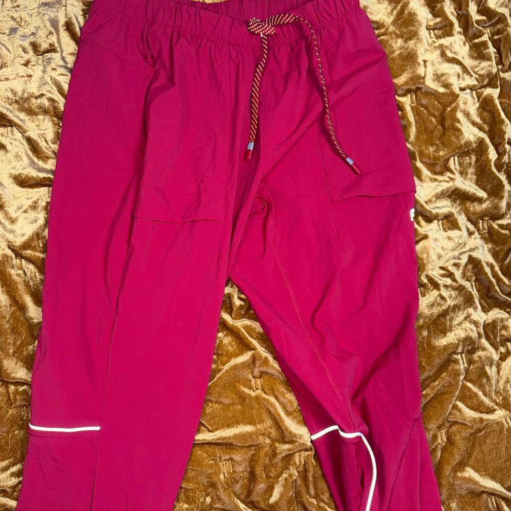 Fabletics Men's Red Joggers